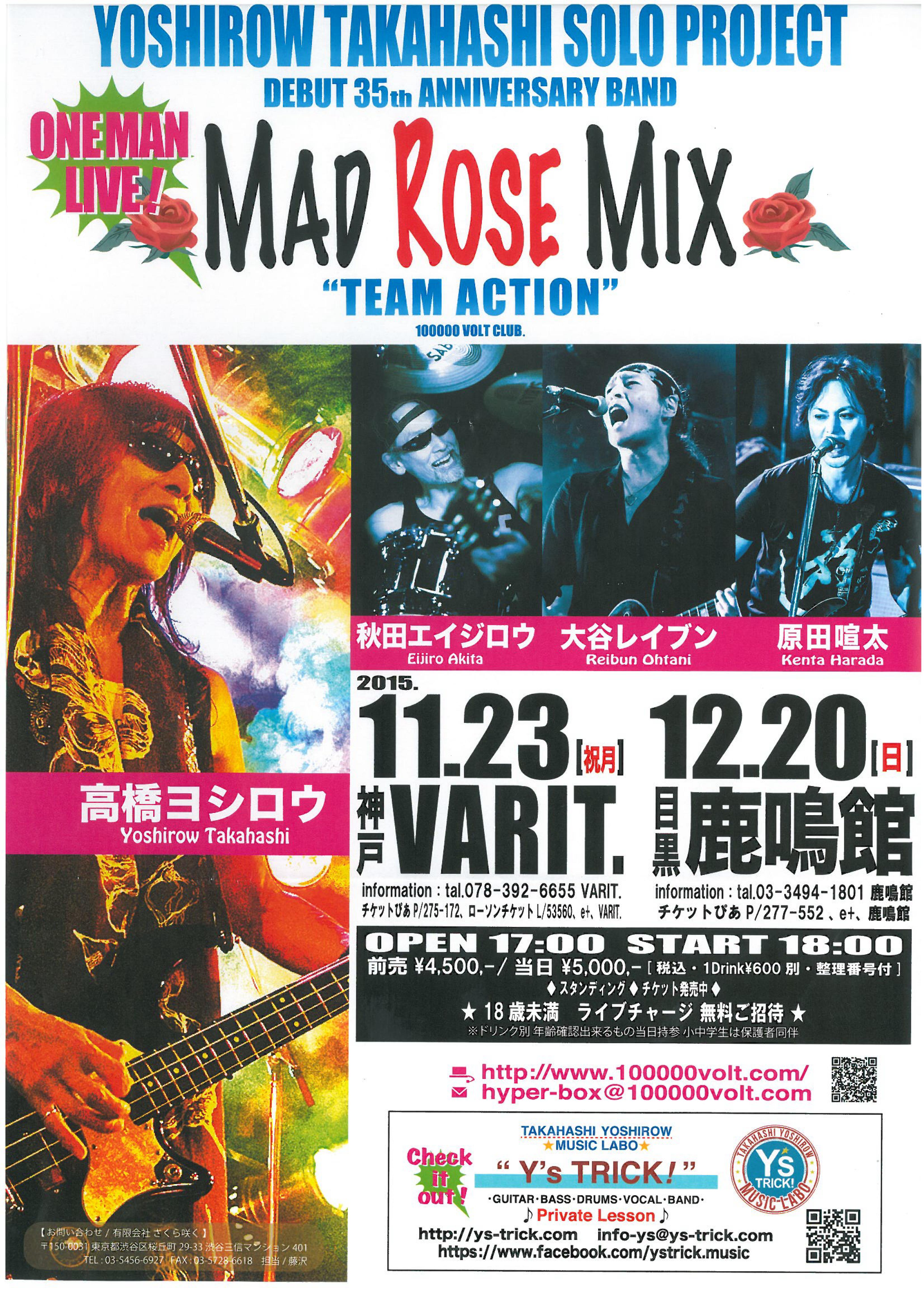 2015.11.23 MAD ROSE MIX (神戸)